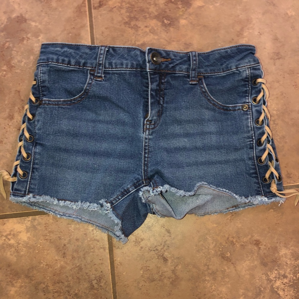 Justice jean shorts